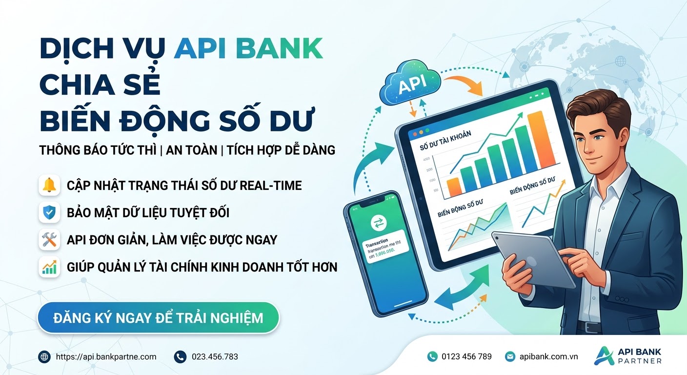 API THANH TOÁN - UY TÍN - CHẤT LƯỢNG - Giải pháp API Bank & Webhooks tự ...